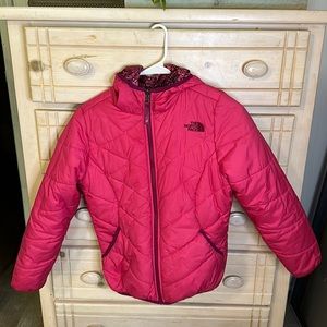 North Face reversible puff jacket size : M